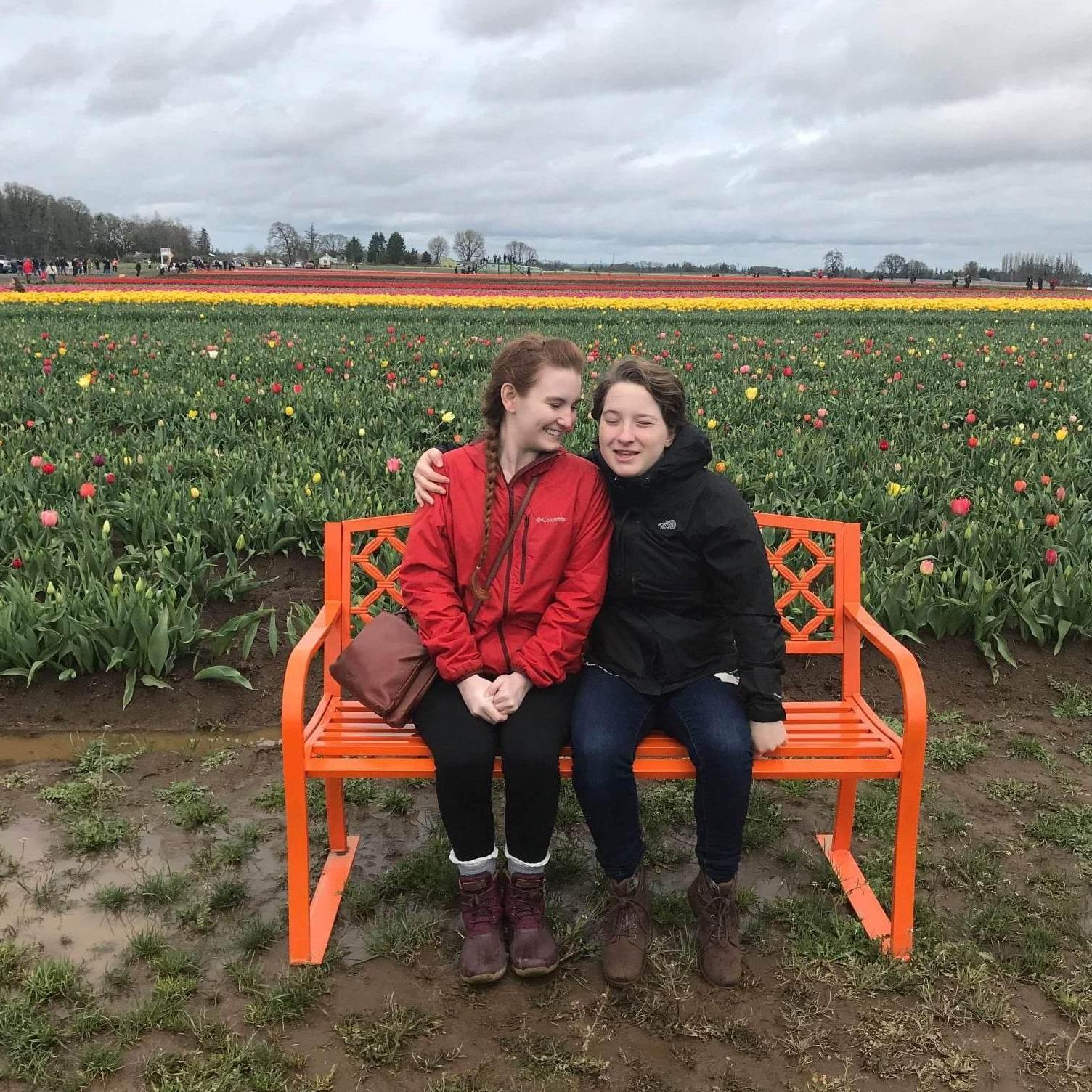 April 2019 - Our favorite part about spring is the Tulip Festival! Enjoy our awkward faces here.