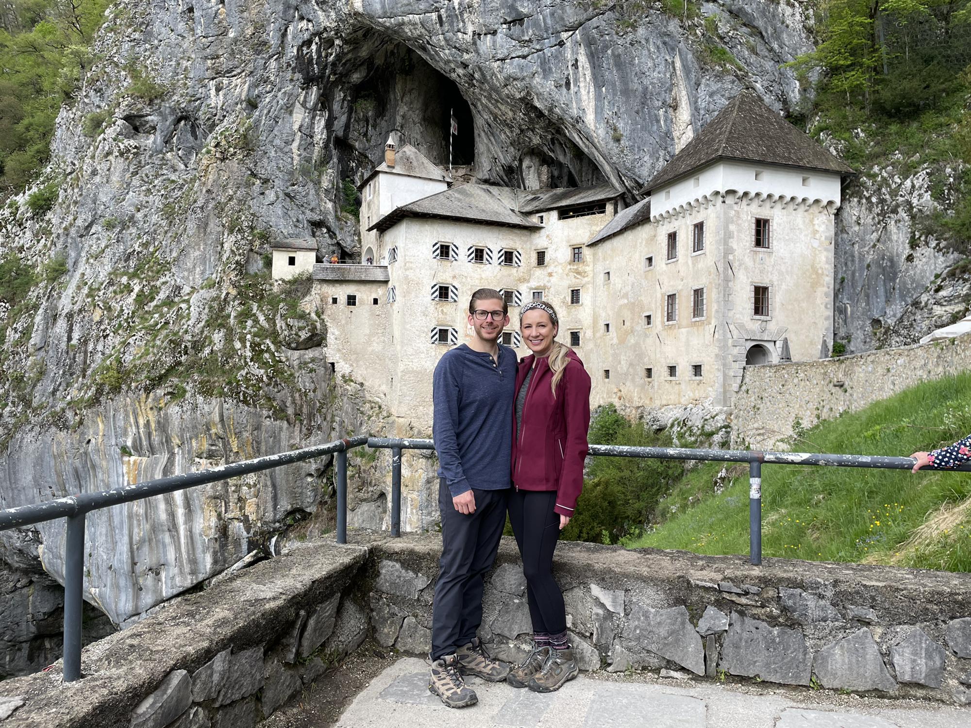Predjama Castle in Slovenia. May 2022