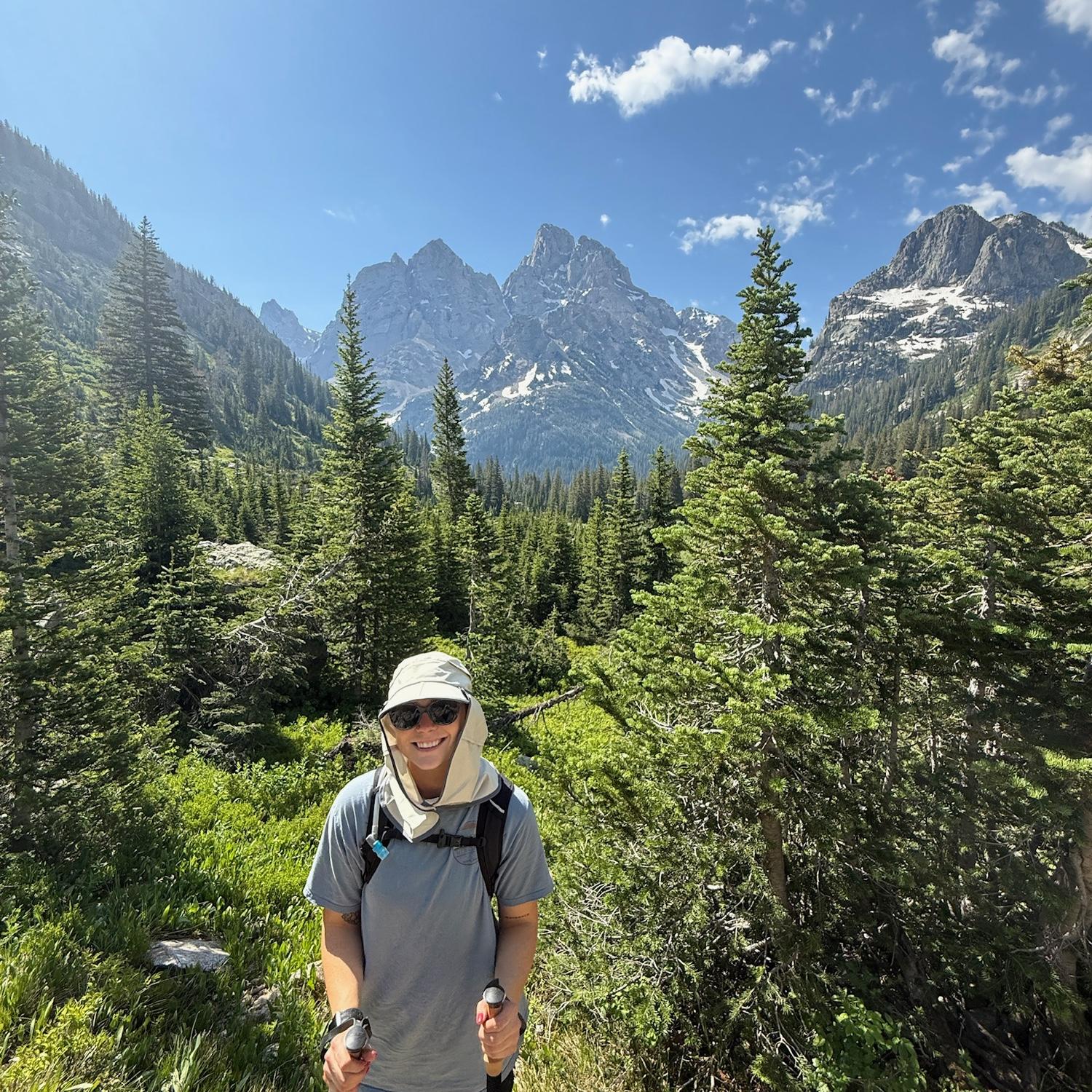 Grand Tetons 19 mile hike WY