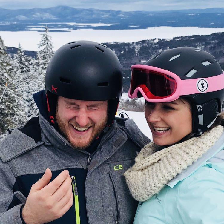 Macyn's First time on the Slopes and our First Photo together!