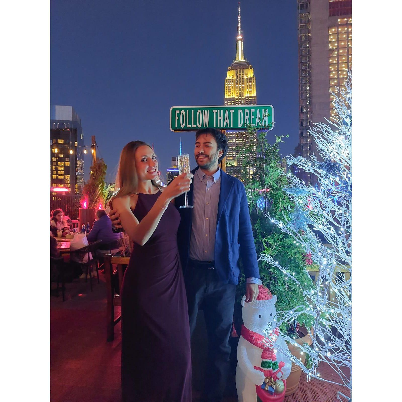 Qui ho organizzato il mio farewell party a New York prima di tornare a Roma per sposarci! / Here I organized my farewell party in New York before returning to Rome to get married! - 2023