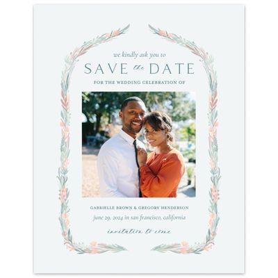Mist, Blue Wedding Digital Save the Date - Kenela Photo