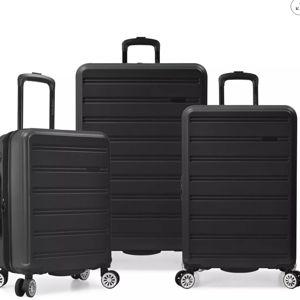 Travel Select Snow Creek Matte Hardside Spinner Luggage Set with USB Port