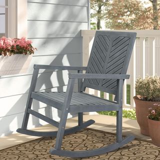 Ned Modern Patio Outdoor Rocking Chair