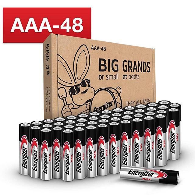 Energizer AAA Batteries (48 Count), Triple A Max Alkaline Battery