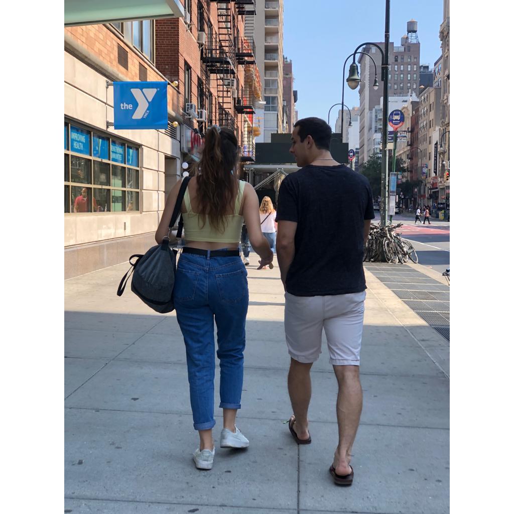 Our first ever picture together, the day after we met