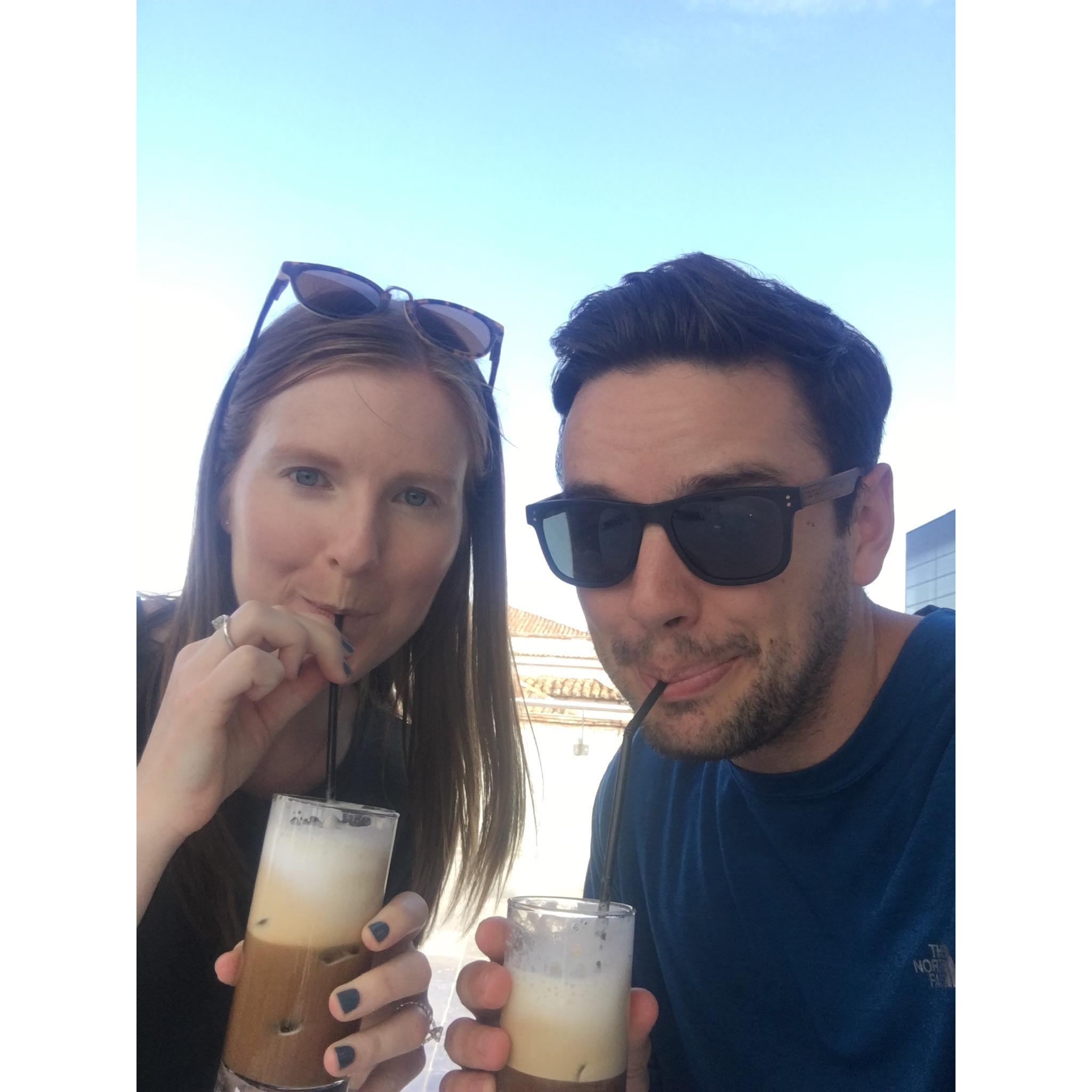 Freddo cappuccinos in Athens!