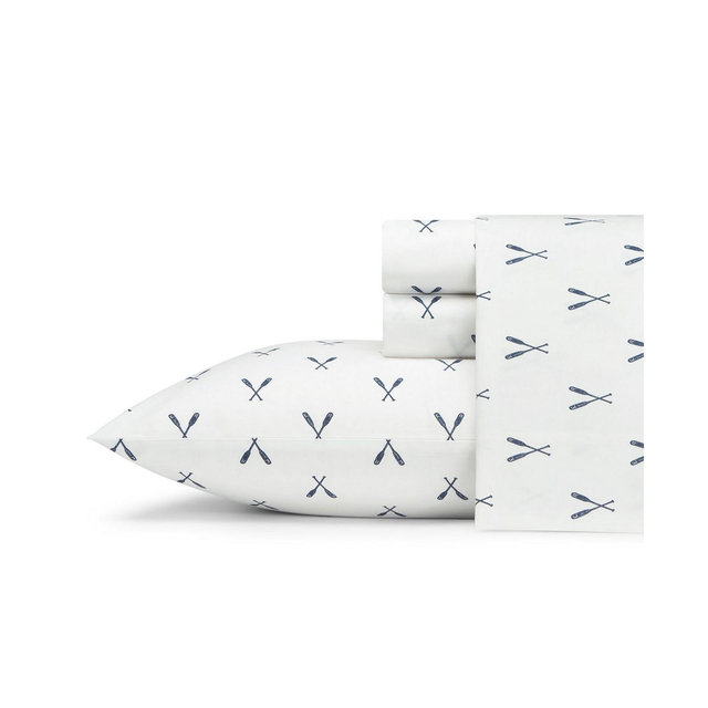 Eddie Bauer Printed 100% Cotton Percale 4-Pc. Sheet Set, King