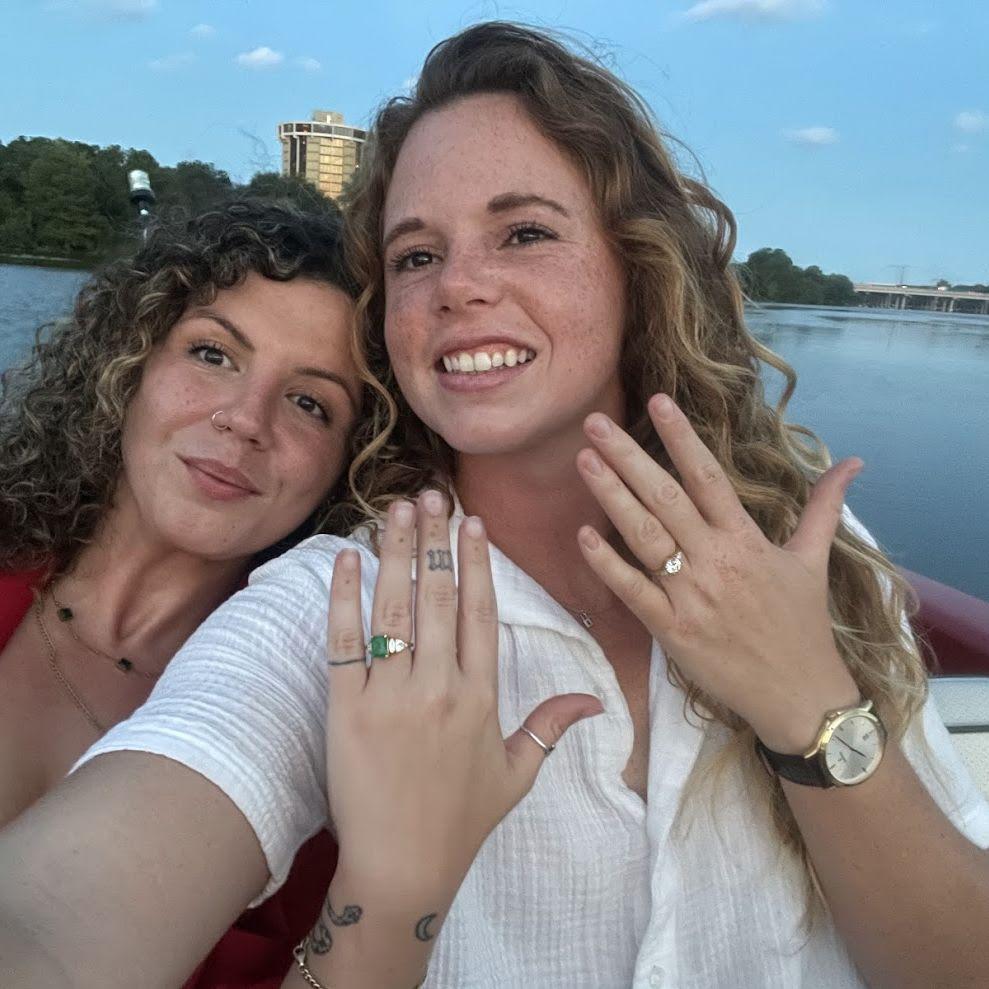 The night Mallory proposed to Courtney in Austin