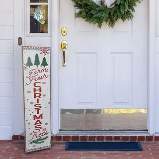 Farm Fresh Christmas Trees Porch Leaner Sign