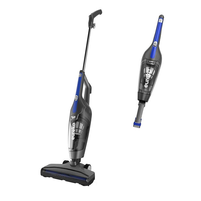 Eureka Corded Stick Home Pet Hair Lightweight Vacuum Cleaner with Powerful Suction for Carpet Tile and Hard Floor, NES312 3-in-1 Handheld Vac, Blue
