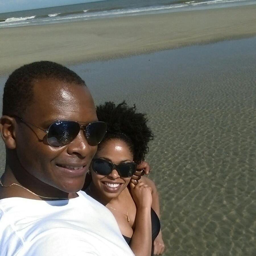 At the beach in Hilton Head...