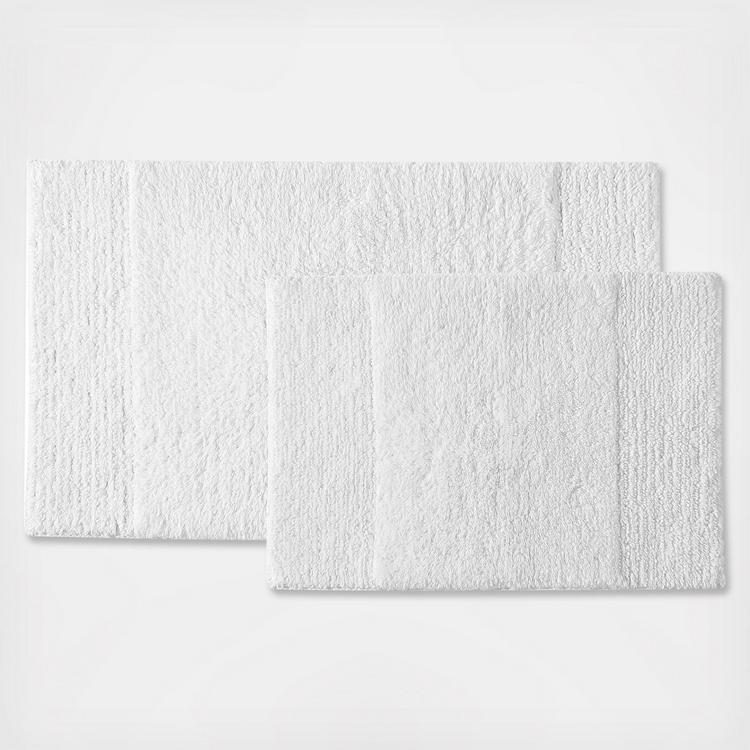 Vera Wang Sculpted Pleat Solid 6-Piece Towel Set