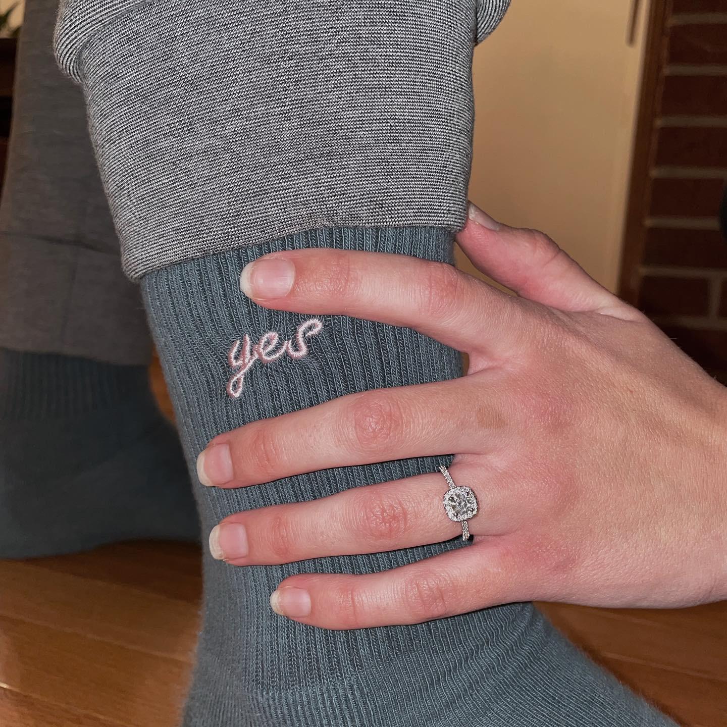 Nathan was wearing his "yes" socks when he asked the question.