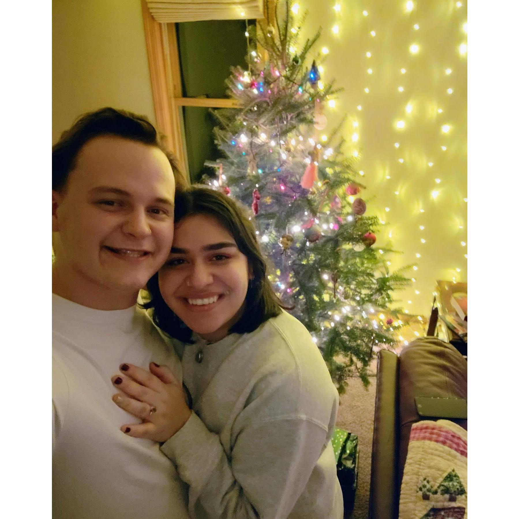 The day we got engaged! 12/24/22