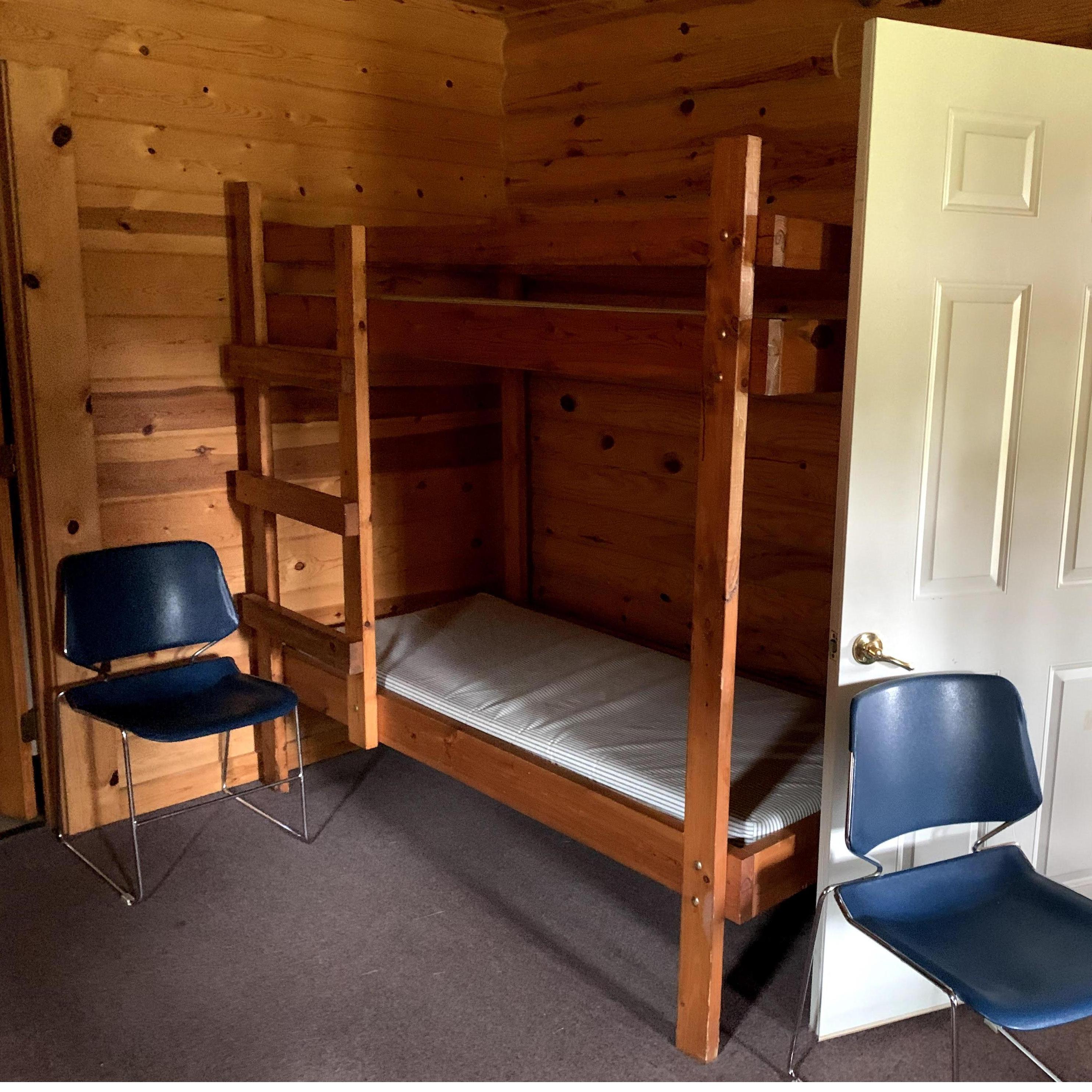 Some of the cabins in Camp Hiawatha
