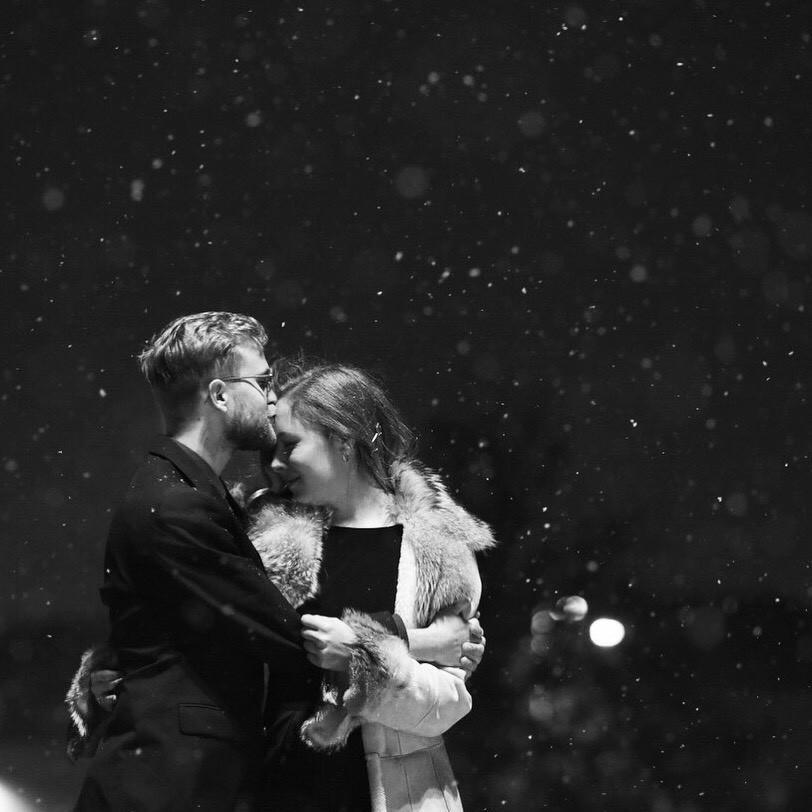 This was the first time he kissed my forehead.