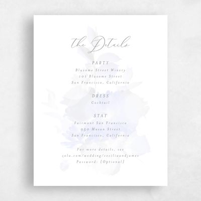 Blue Wedding Enclosure - Kylan