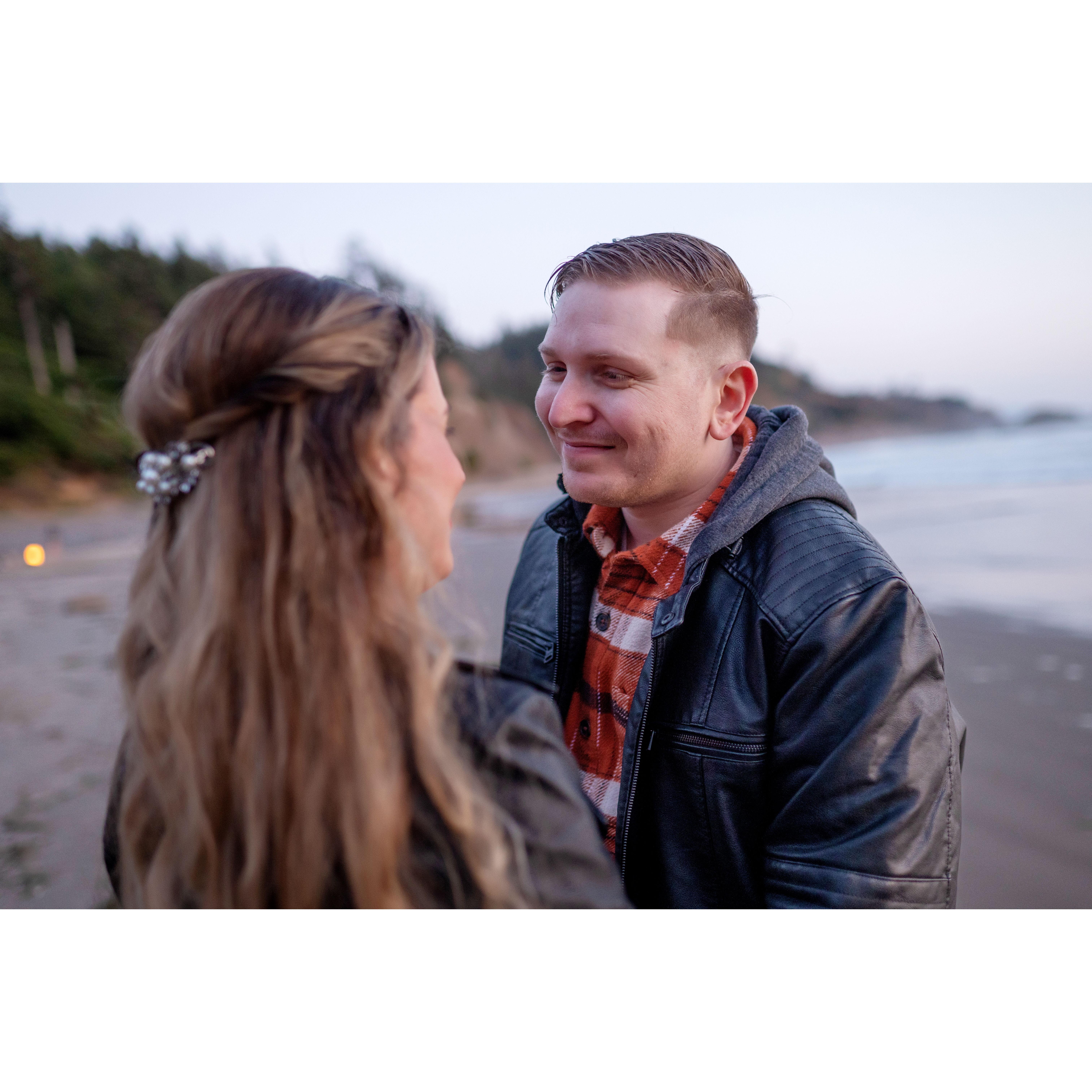 Engagement Photo Shoot. Ecola State Park, OR 9/7/23