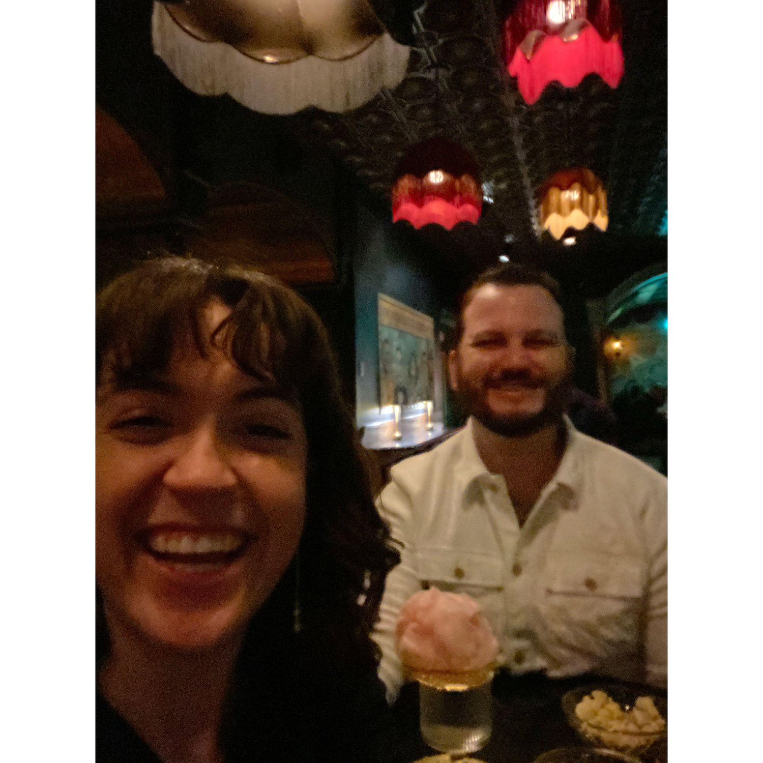 Our first date at Tiger Bar!