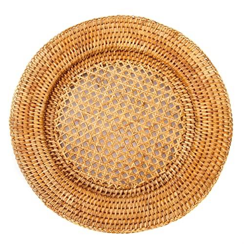 Artifacts Trading Company ATC-BS111B Artifacts Rattan Charger, One Size, Honey Brown