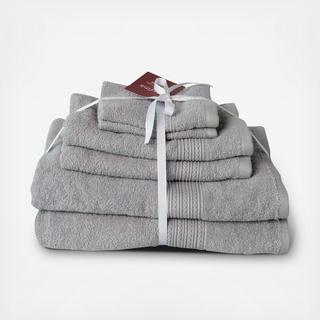 Braid Dobby 6-Piece Bath Towel Set