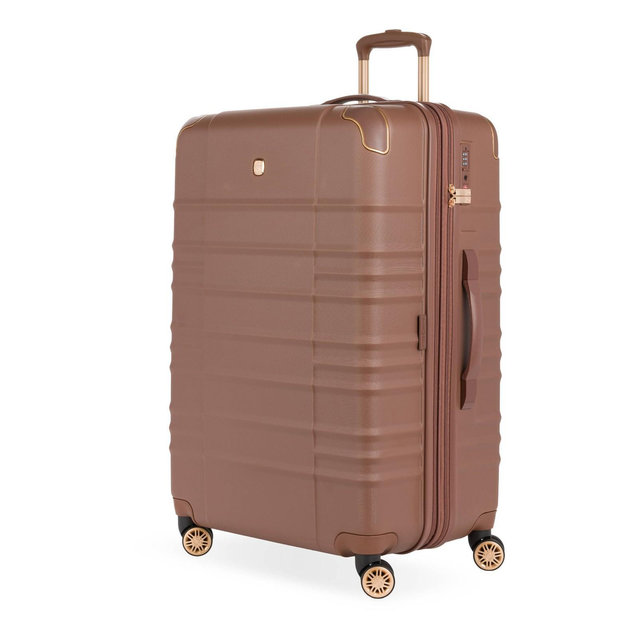 SWISSGEAR Cascade Hardside Large Checked Spinner Suitcase - Maple