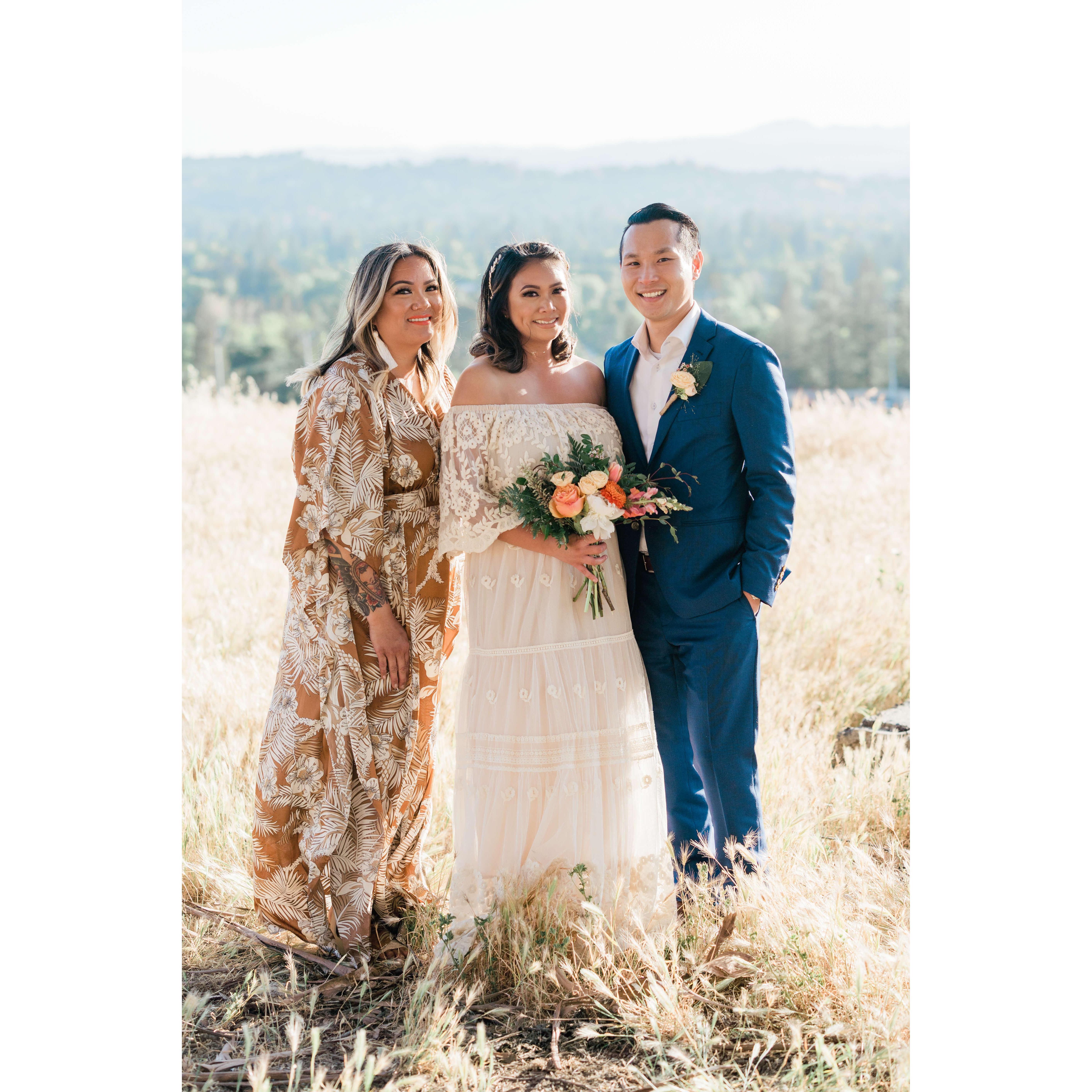 Our wonderful officiant!