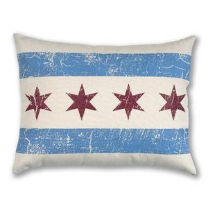 Chicago Flag Pillow