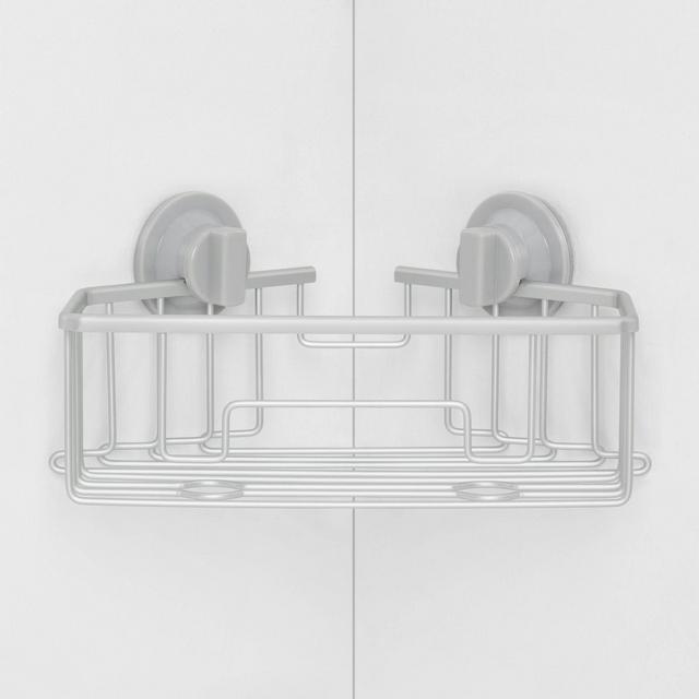 Rustproof Suction Corner Basket Aluminum - Made By Design™