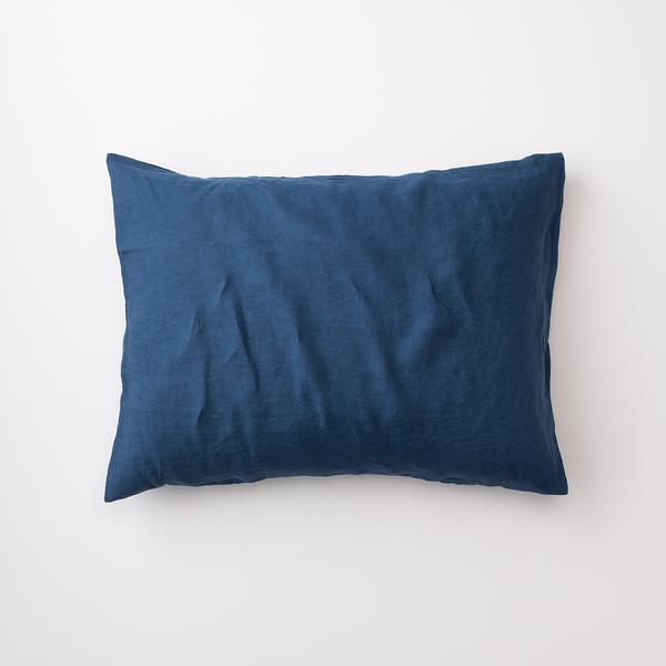 Blue Linen Pillow Sham