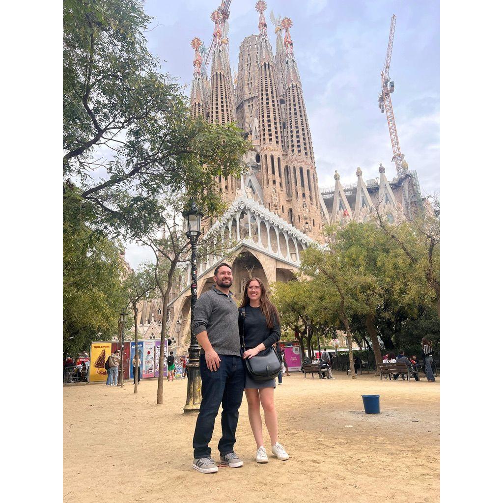 November 2023: La Sagrada Familia - Barcelona, Spain.