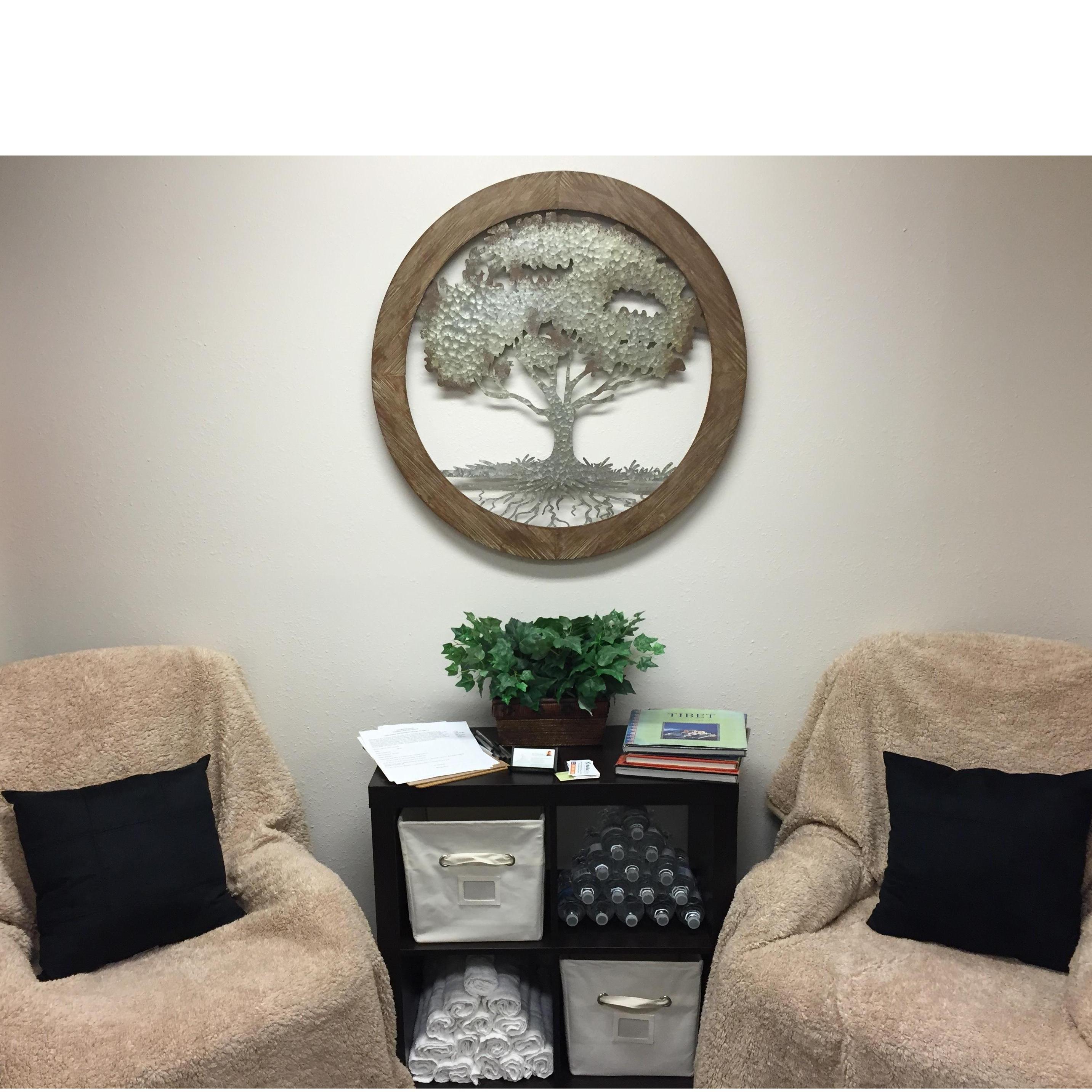 Our Massage School waiting room. Come relax and enjoy!