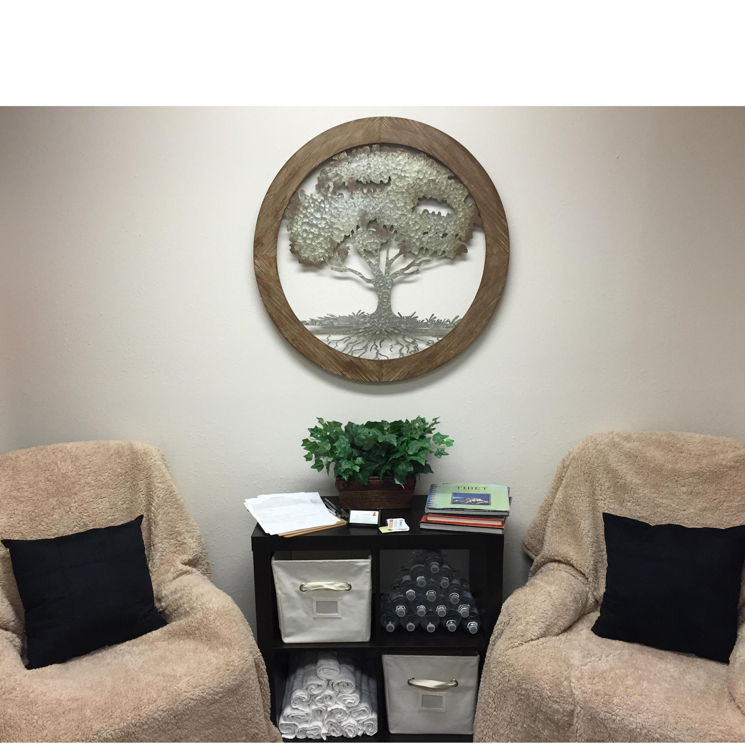 Our Massage School waiting room. Come relax and enjoy!