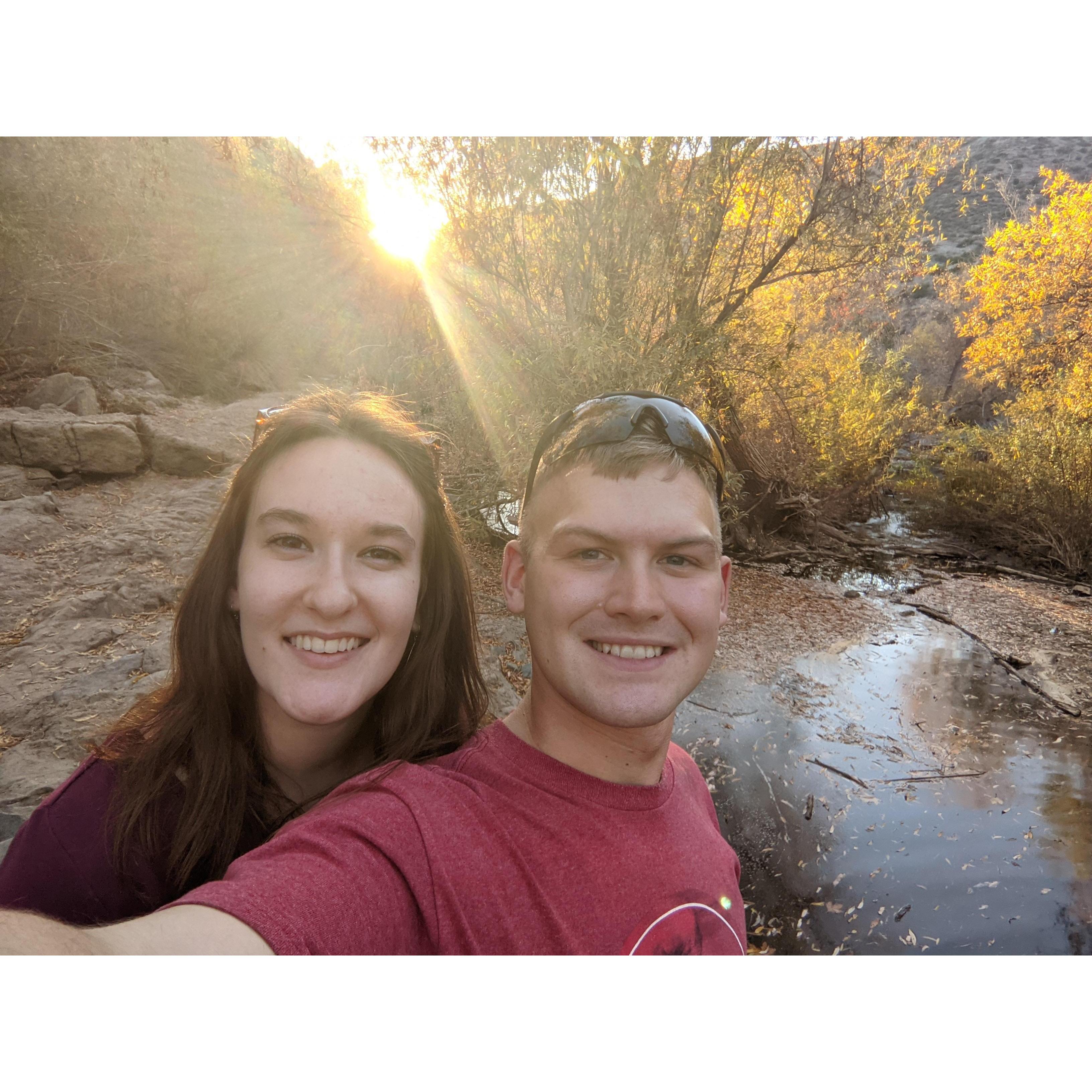 Hiking in Mission Trails Regional Park, Christmas day 2020
