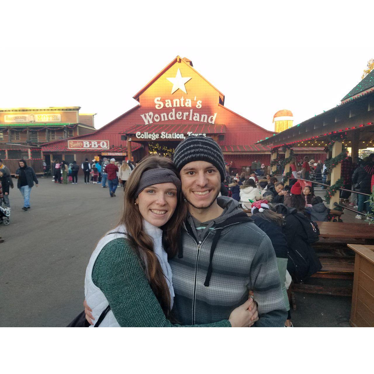 our First time at the Christmas village