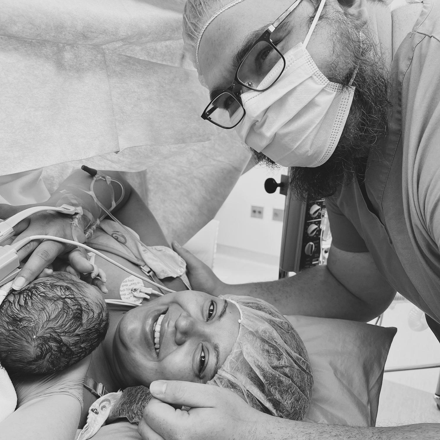 We welcomed our baby girl Milania Marie Burkinshaw. 2024! ❤️