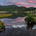 Downtown Evergreen and Lake