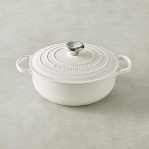 Le Creuset Cast-Iron Essential Oven, 3 1/2-Qt., Matte White