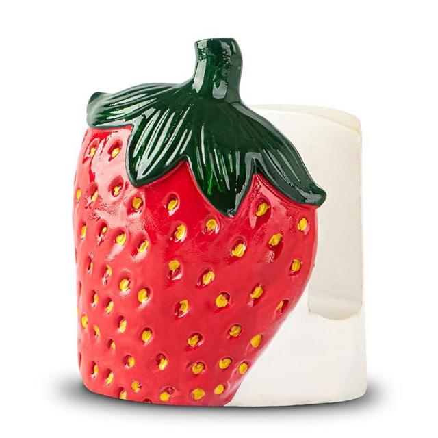 dgudgu Strawberry Sponge Holder for Kitchen Sink Cute Sink Sponge Holder Red Sponge Sink Holder