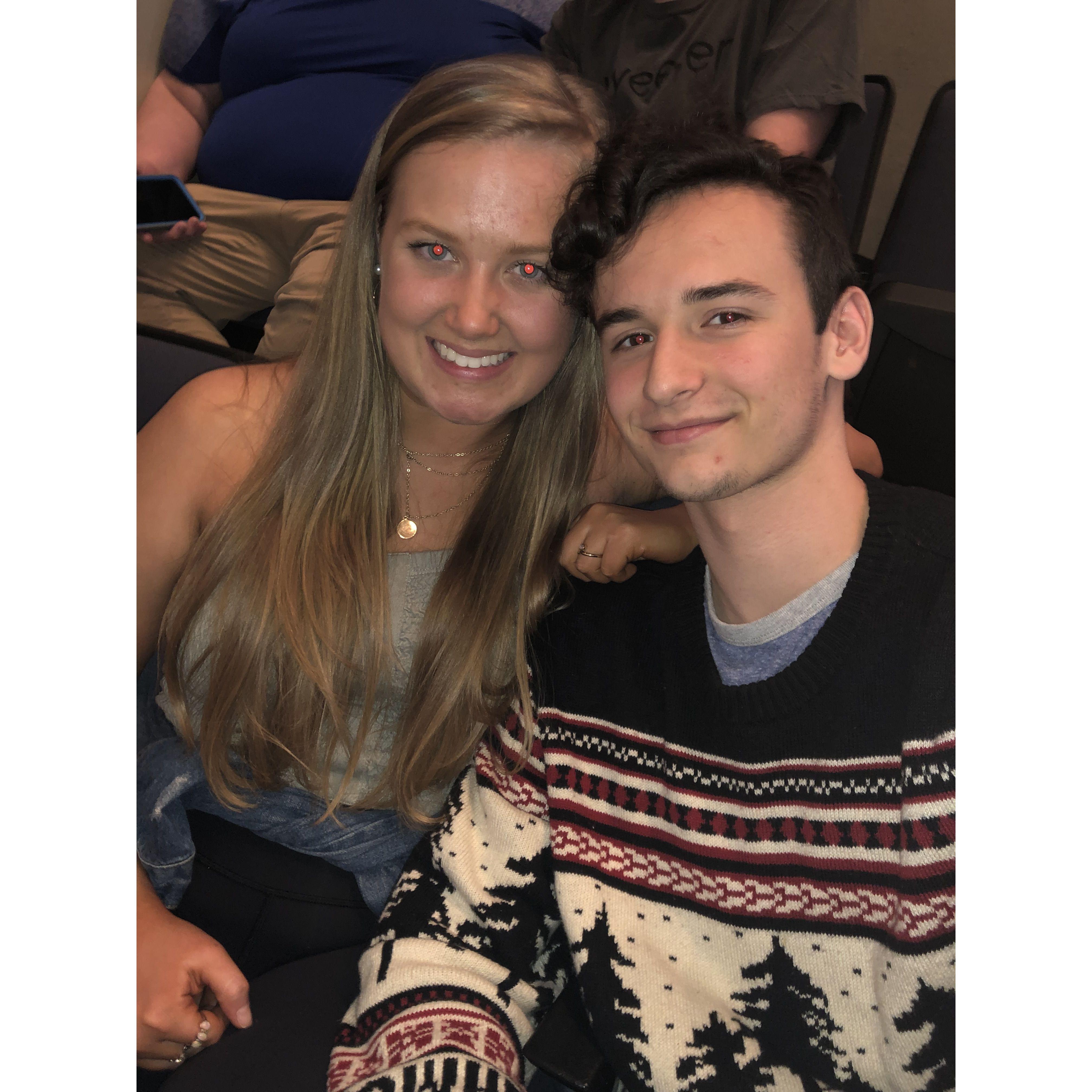 One of the many concerts we have attended together