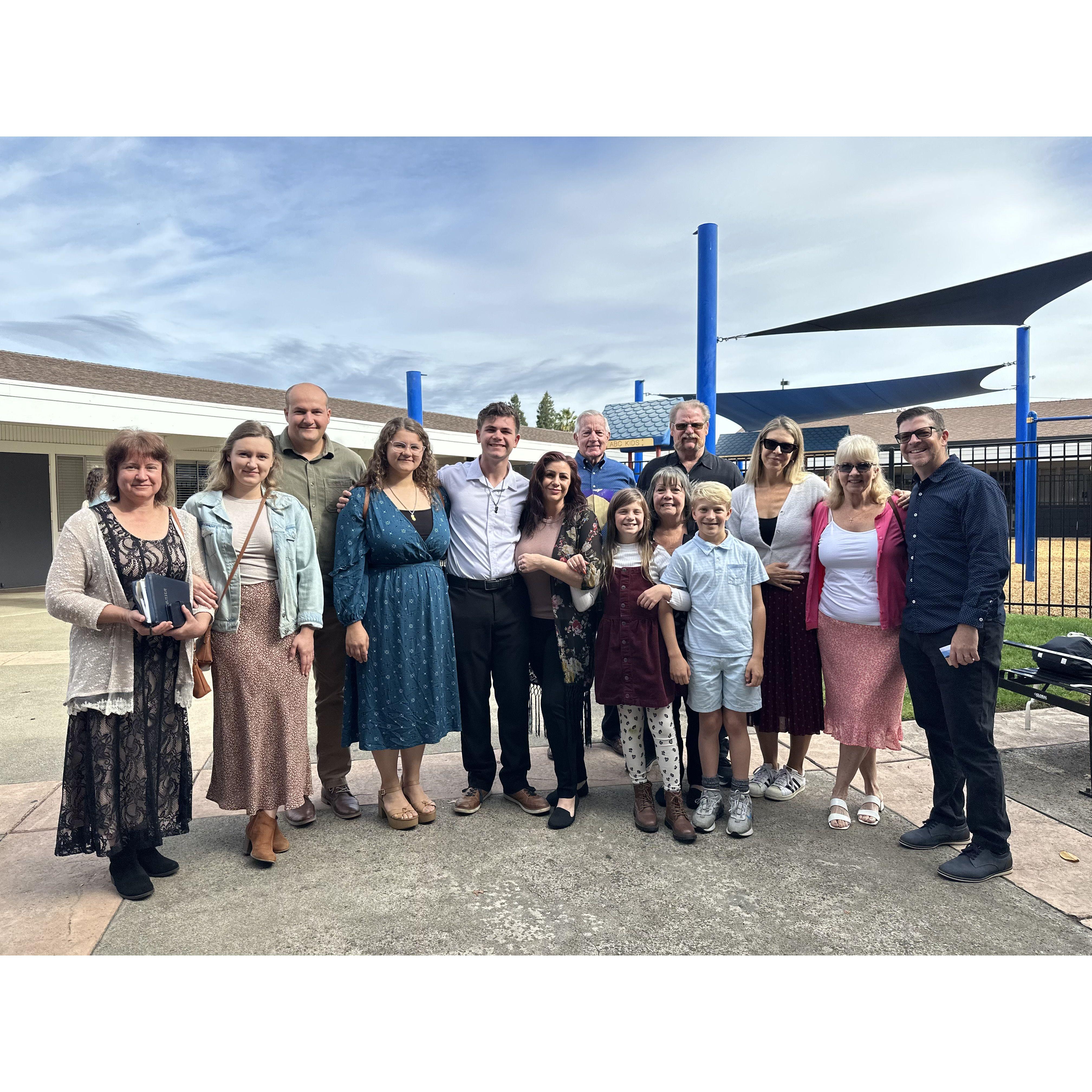 This was when Aryus got baptized.