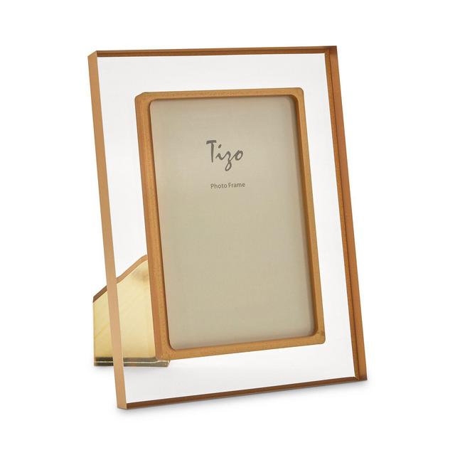 Tizo Lucite Bordered Easel Back 8" x 10" Picture Frame