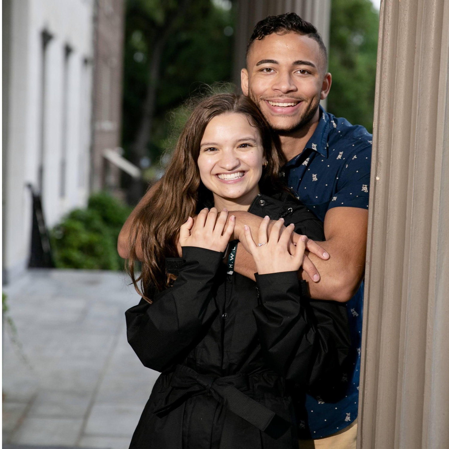 Right after we got engaged in Savannah, Georgia