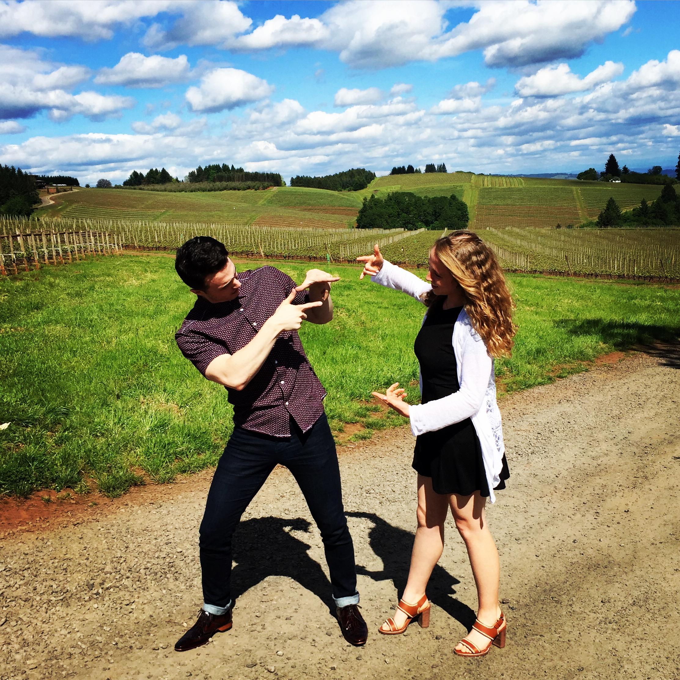 Willamette Valley wine tasting