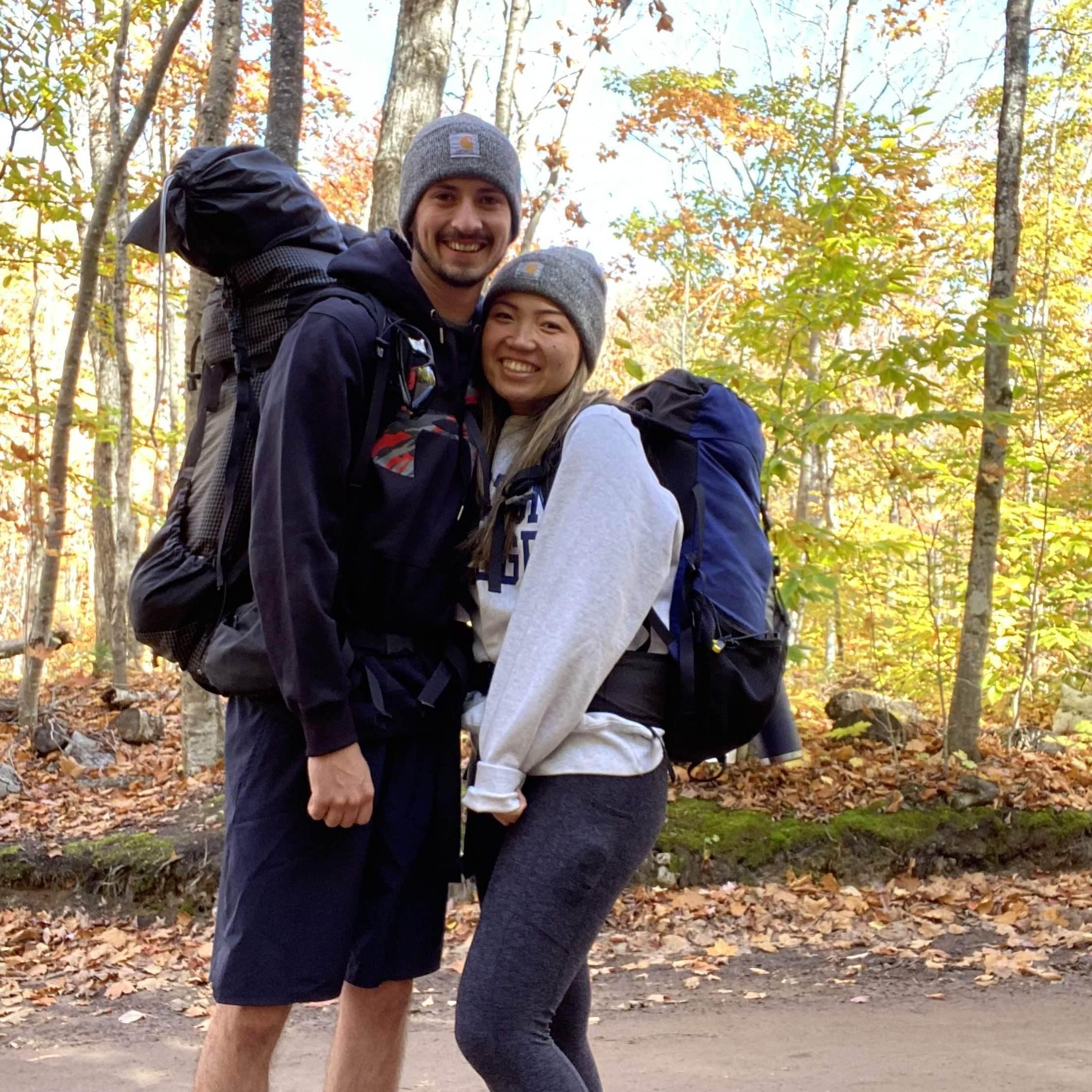 On our 3 day hike through Pictured Rocks