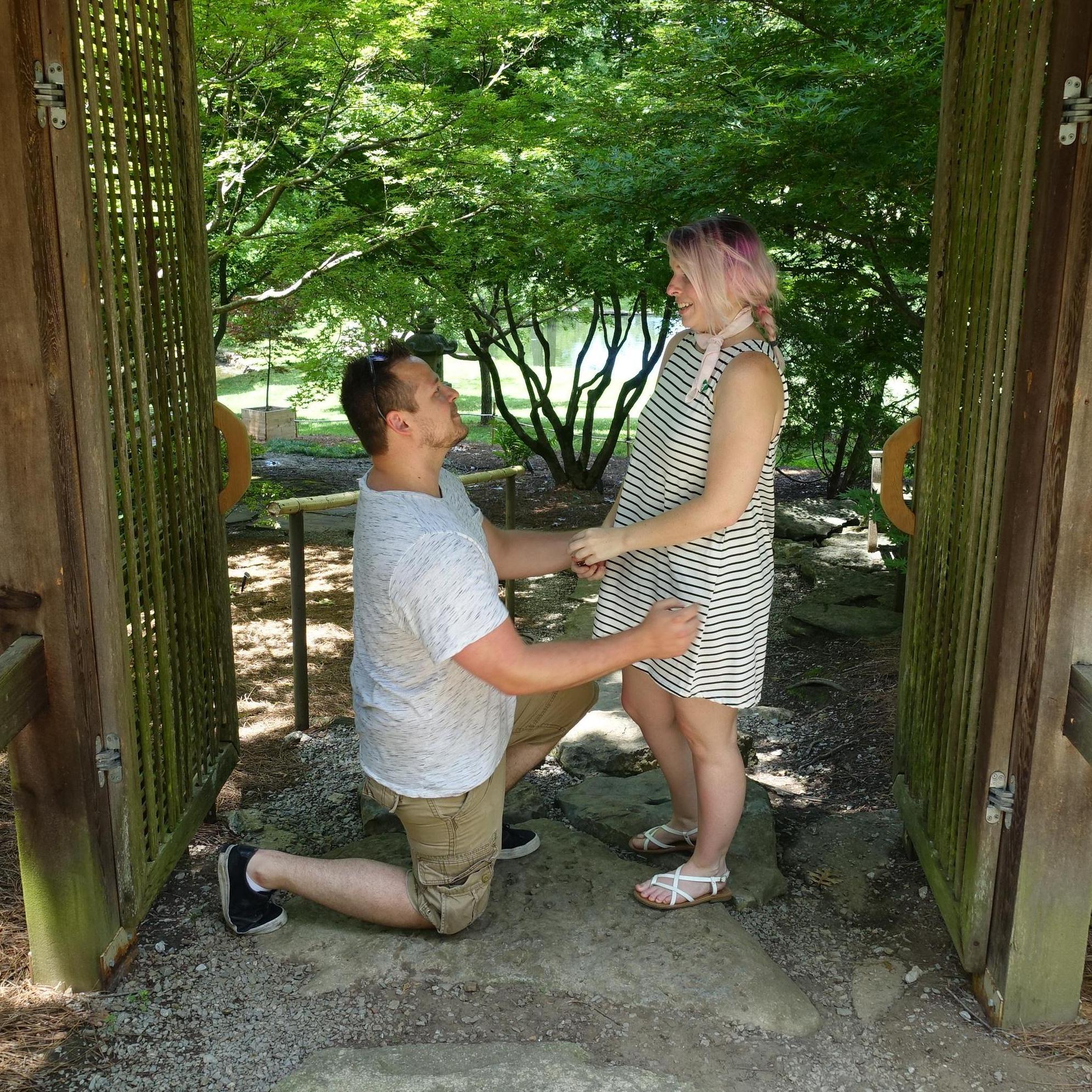 "Are you sure?" I asked, through tears. Then I said "Yes!"