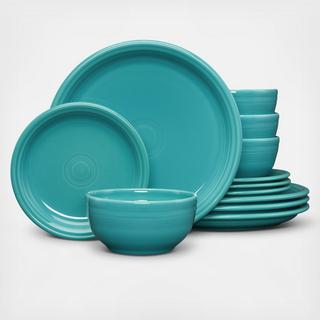 Bistro Coupe 12-Piece Dinnerware Set, Service for 4