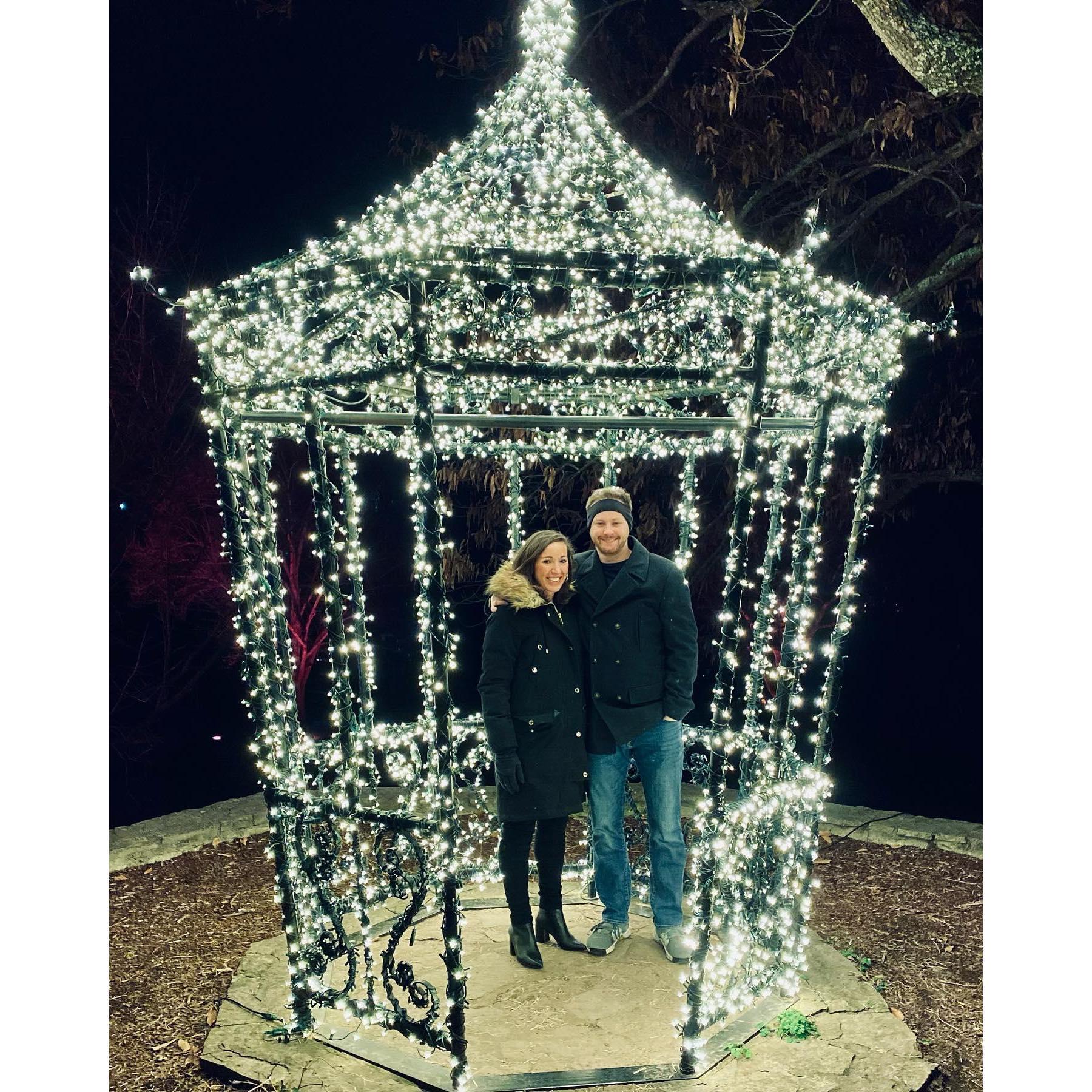 Our first Cheekwood lights- January 2021