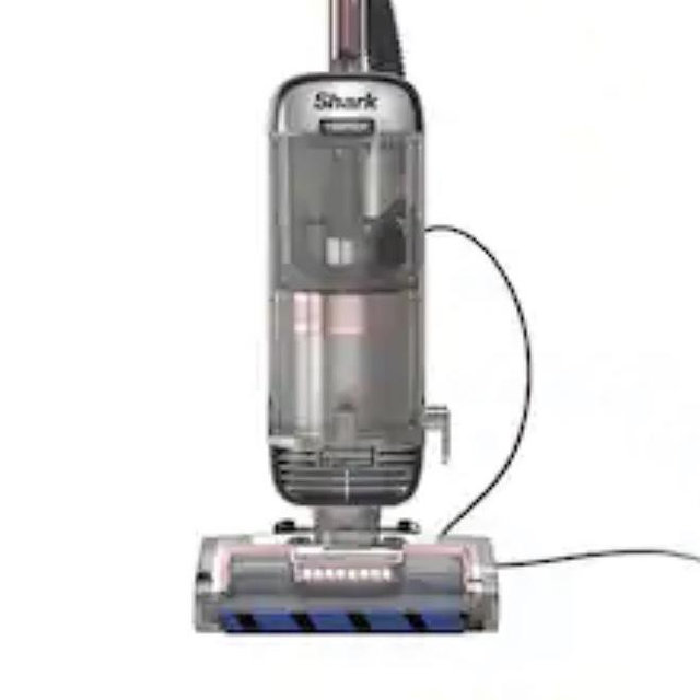 Shark - Vertex DuoClean PowerFin Upright Vacuum with Powered Lift-Away and Self-Cleaning Brushroll - Rose Gold